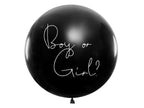 Ballon en latex avec confettis bleu 