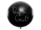 Ballon en latex avec confettis rose 