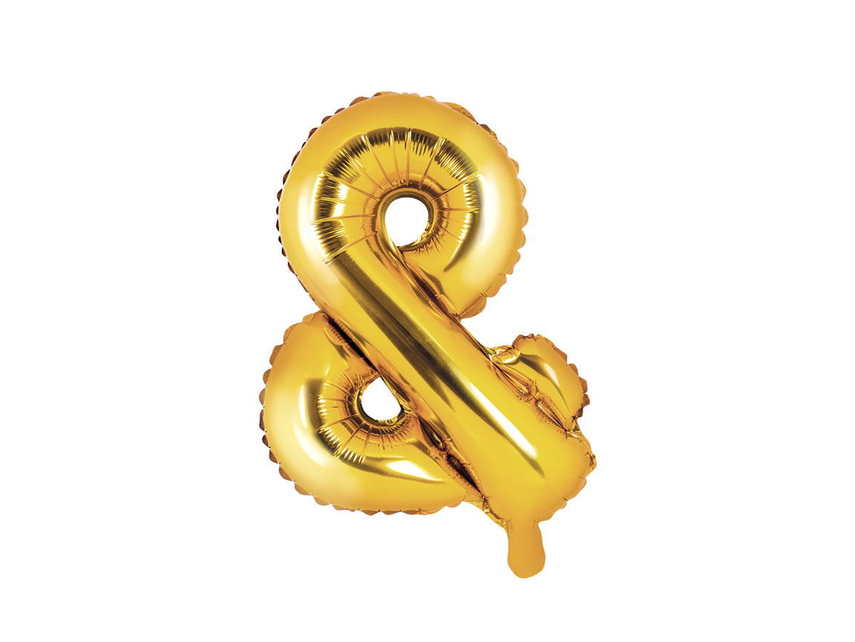 Ballon aluminium & doré