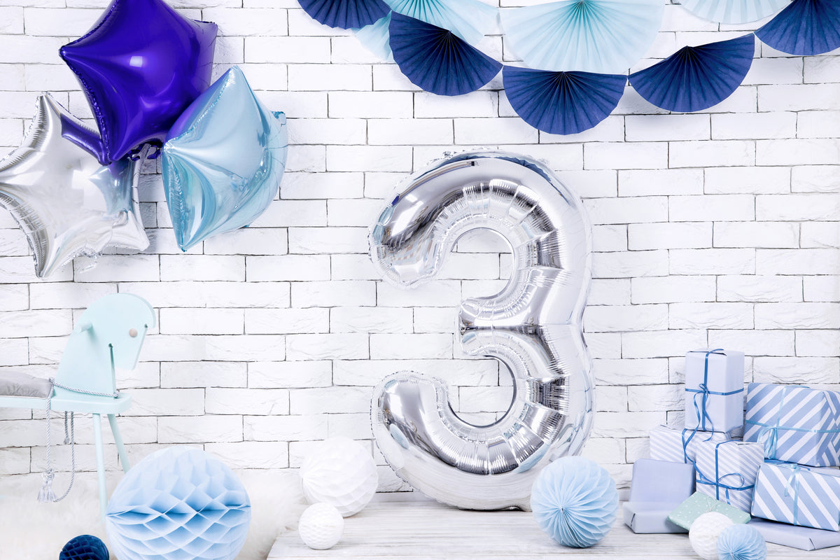 Ballon aluminium chiffre  