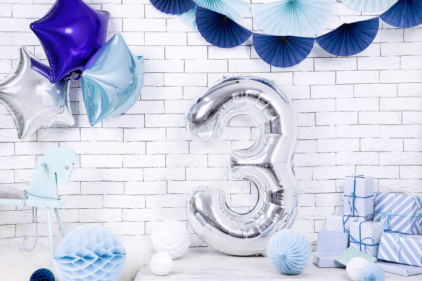 Ballon aluminium chiffre  