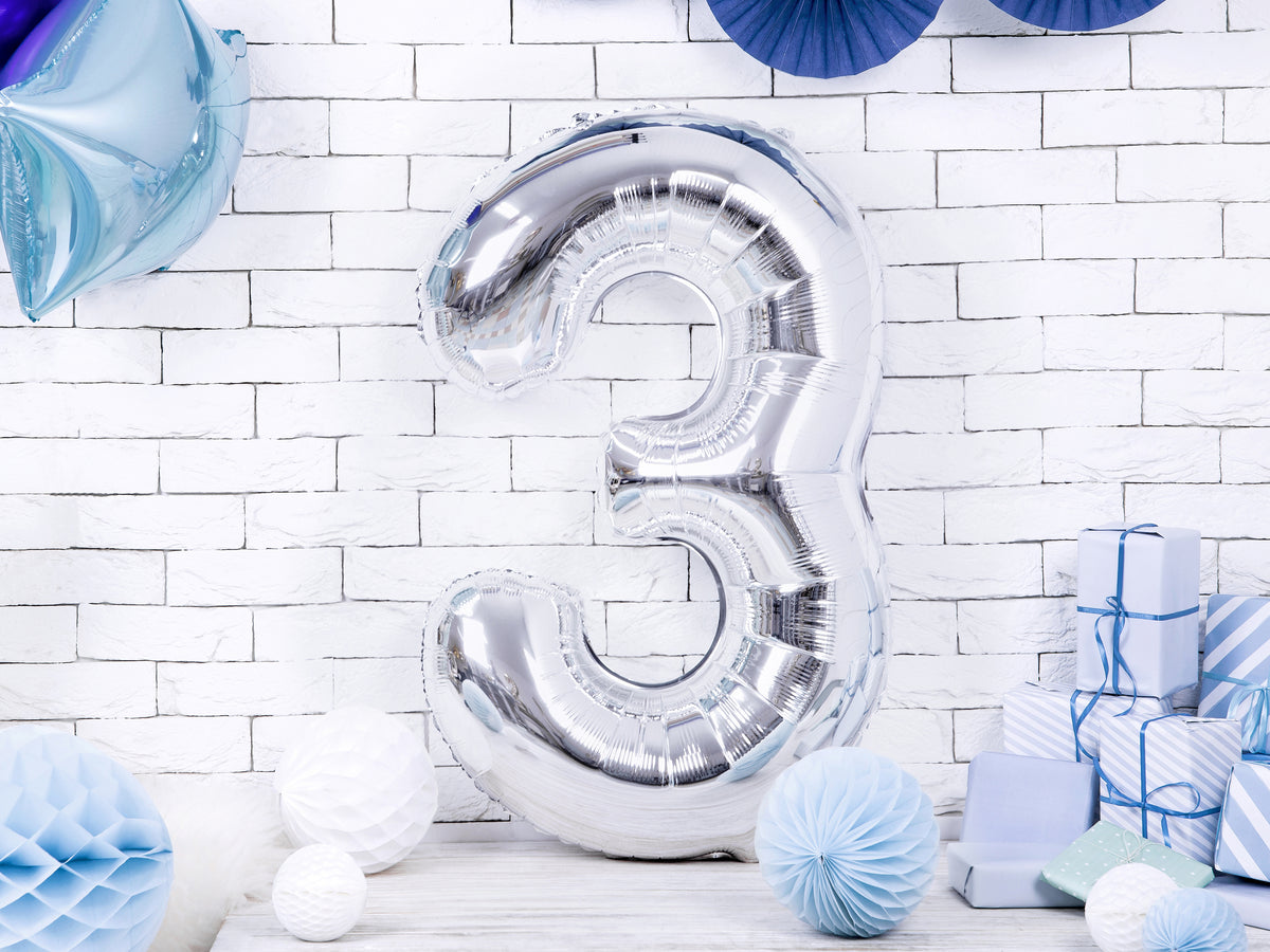 Ballon aluminium chiffre  