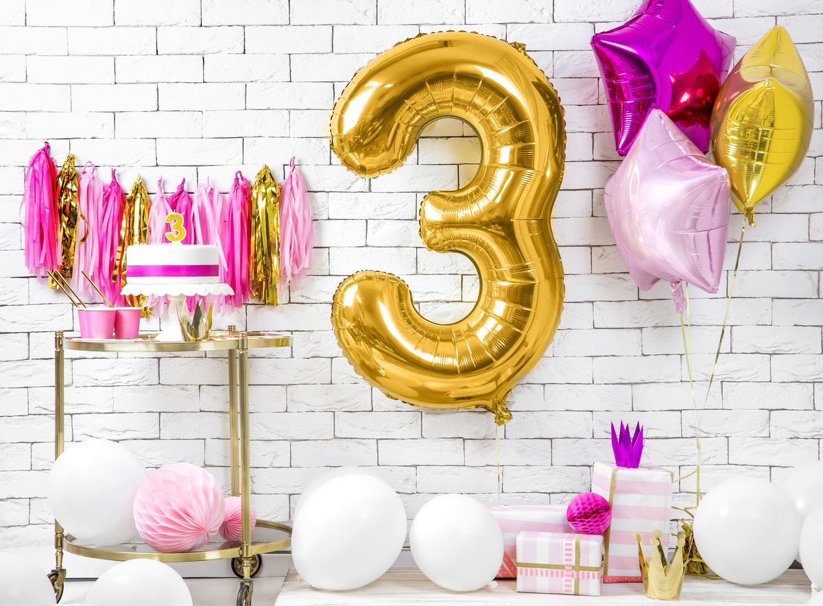 Ballon aluminium chiffre  