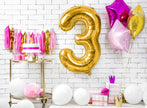 Ballon aluminium chiffre  