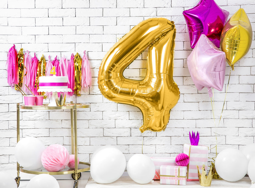 Ballon aluminium chiffre  
