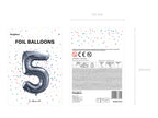 Ballon aluminium chiffre  