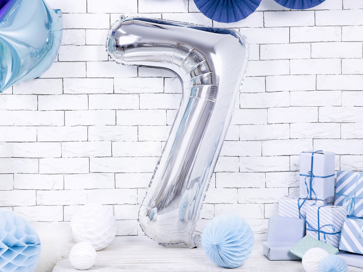 Ballon aluminium chiffre  