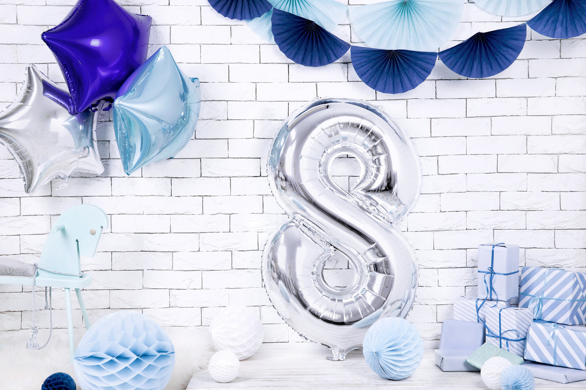 Ballon aluminium chiffre  