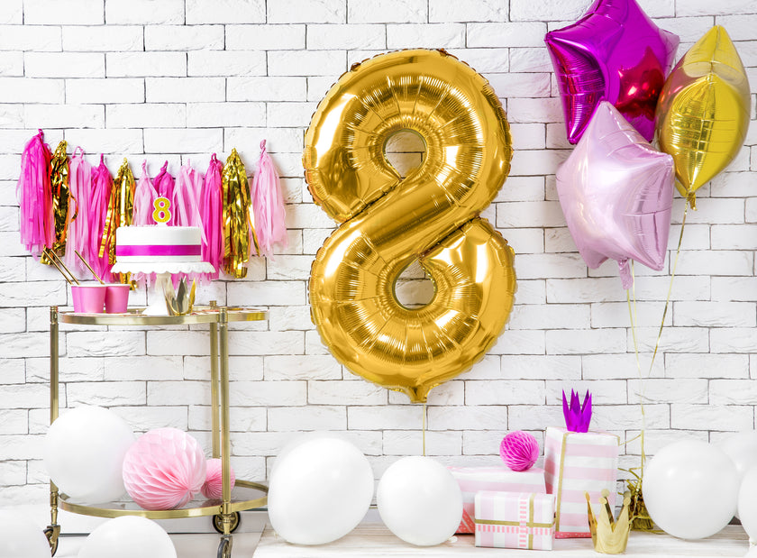 Ballon aluminium chiffre  