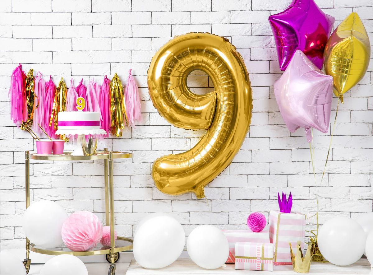 Ballon aluminium chiffre  