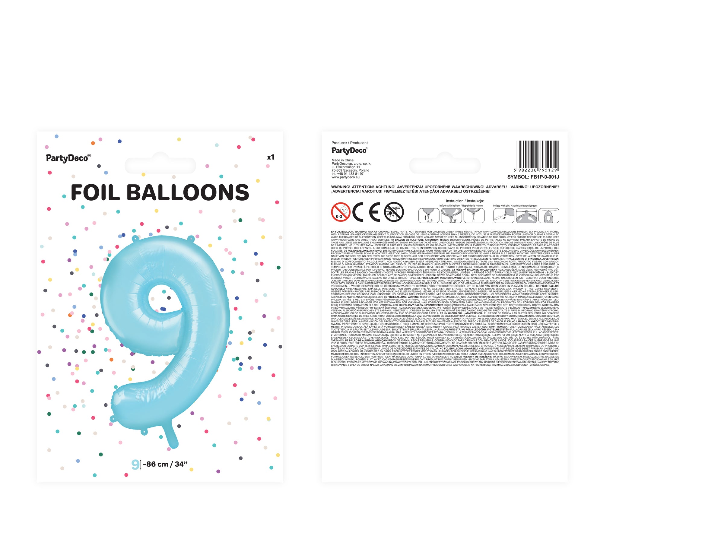Ballon aluminium chiffre  