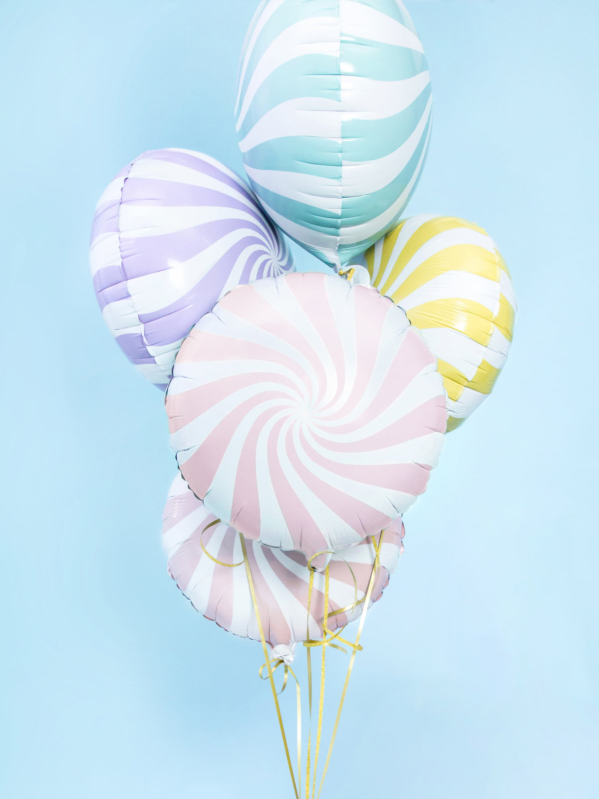 Ballon aluminium en forme de bulle rose clair