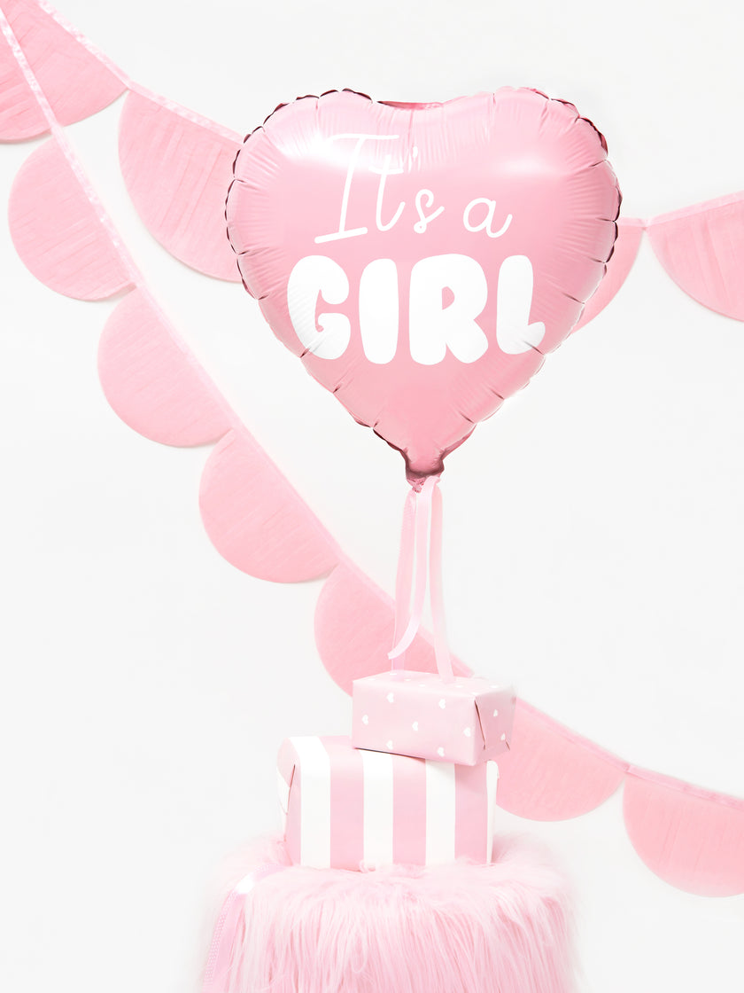 Ballon aluminium en forme de coeur 
