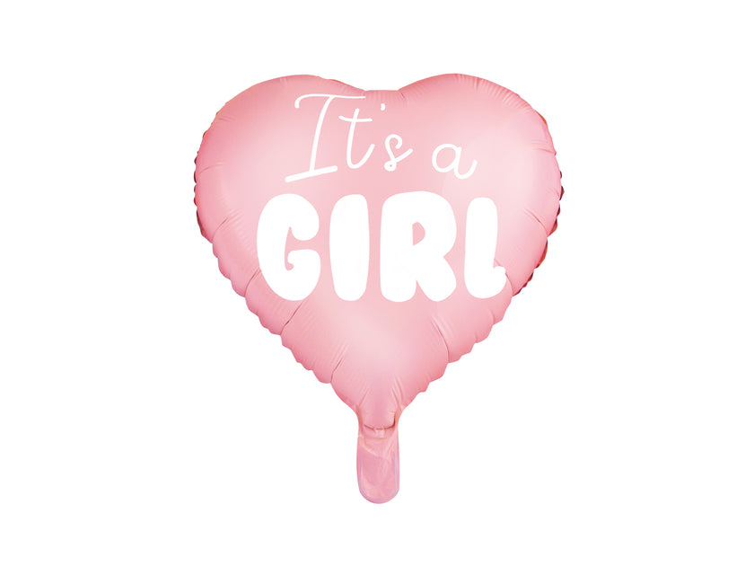 Ballon aluminium en forme de coeur 