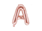 Ballon aluminium lettre A rose gold (35cm)