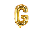Ballon aluminium lettre G doré
