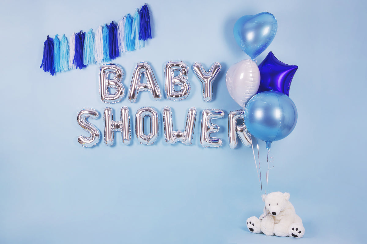 Ballon aluminium lettre W argenté (35cm)