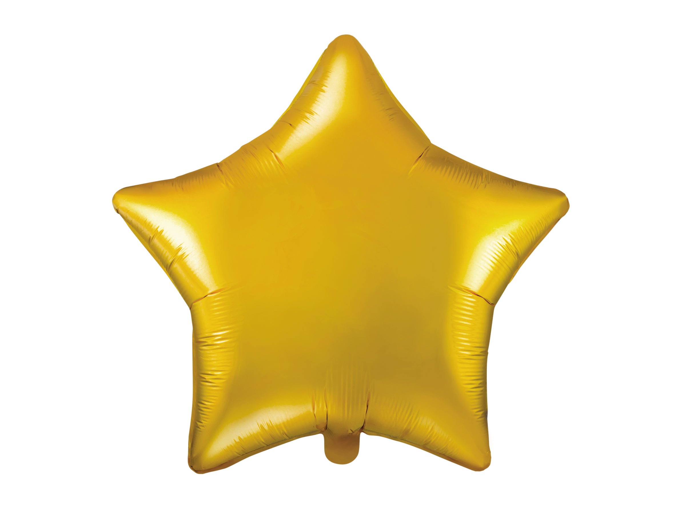 Ballon aluminium en forme d'étoile doré