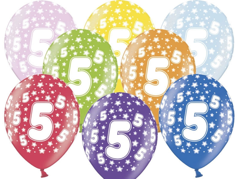 6 Ballons en latex 