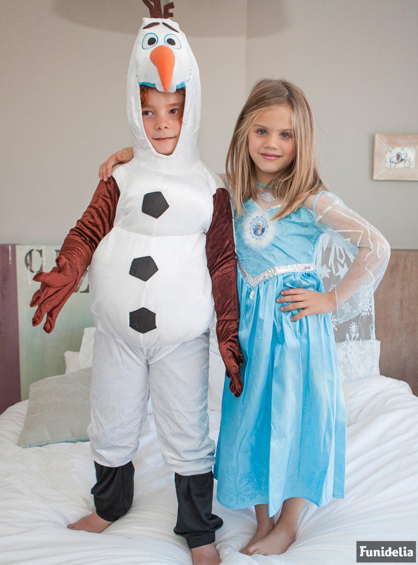 Déguisement Elsa la Reine des Neiges Deluxe fille