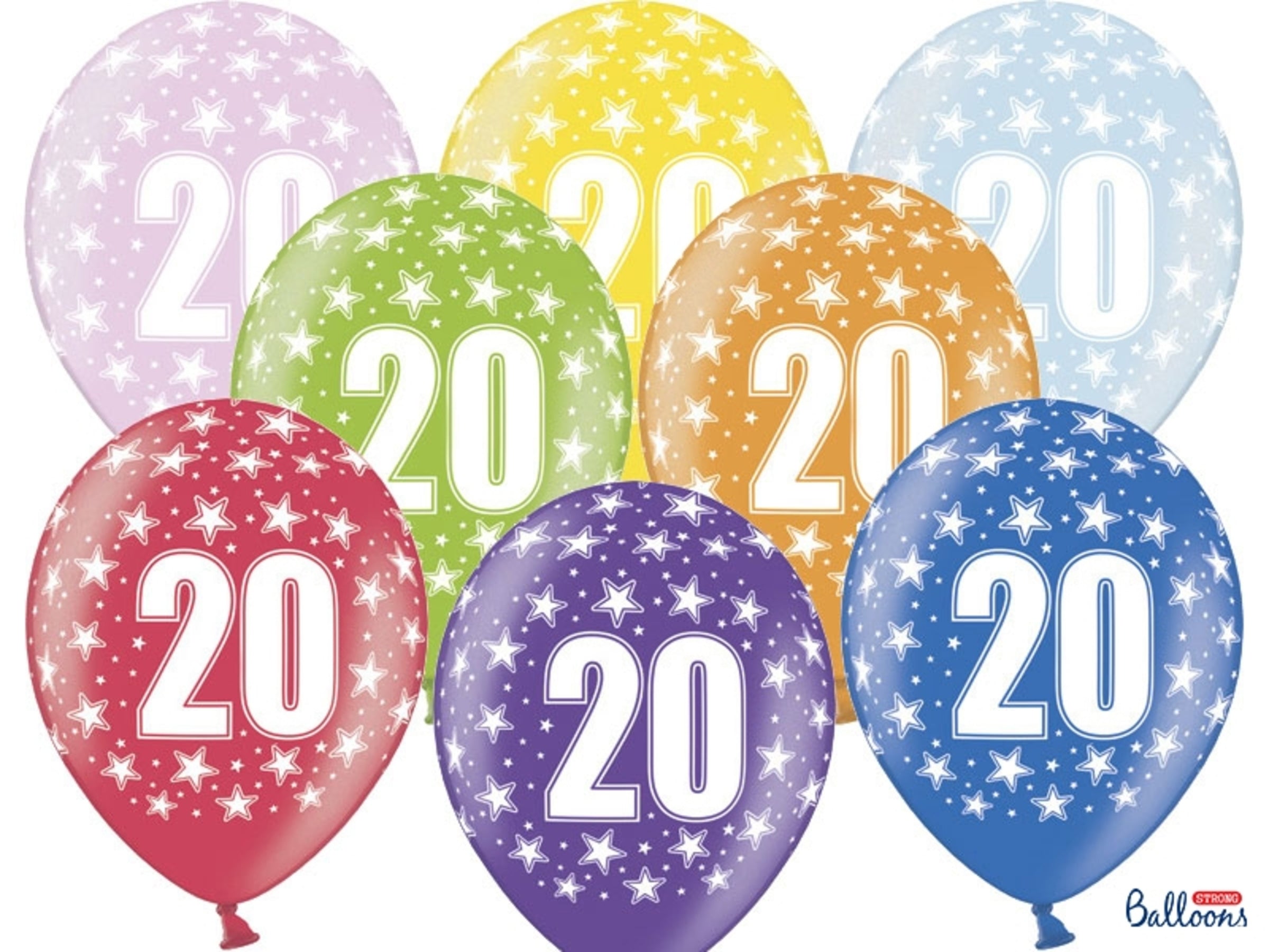 6 ballons en latex 