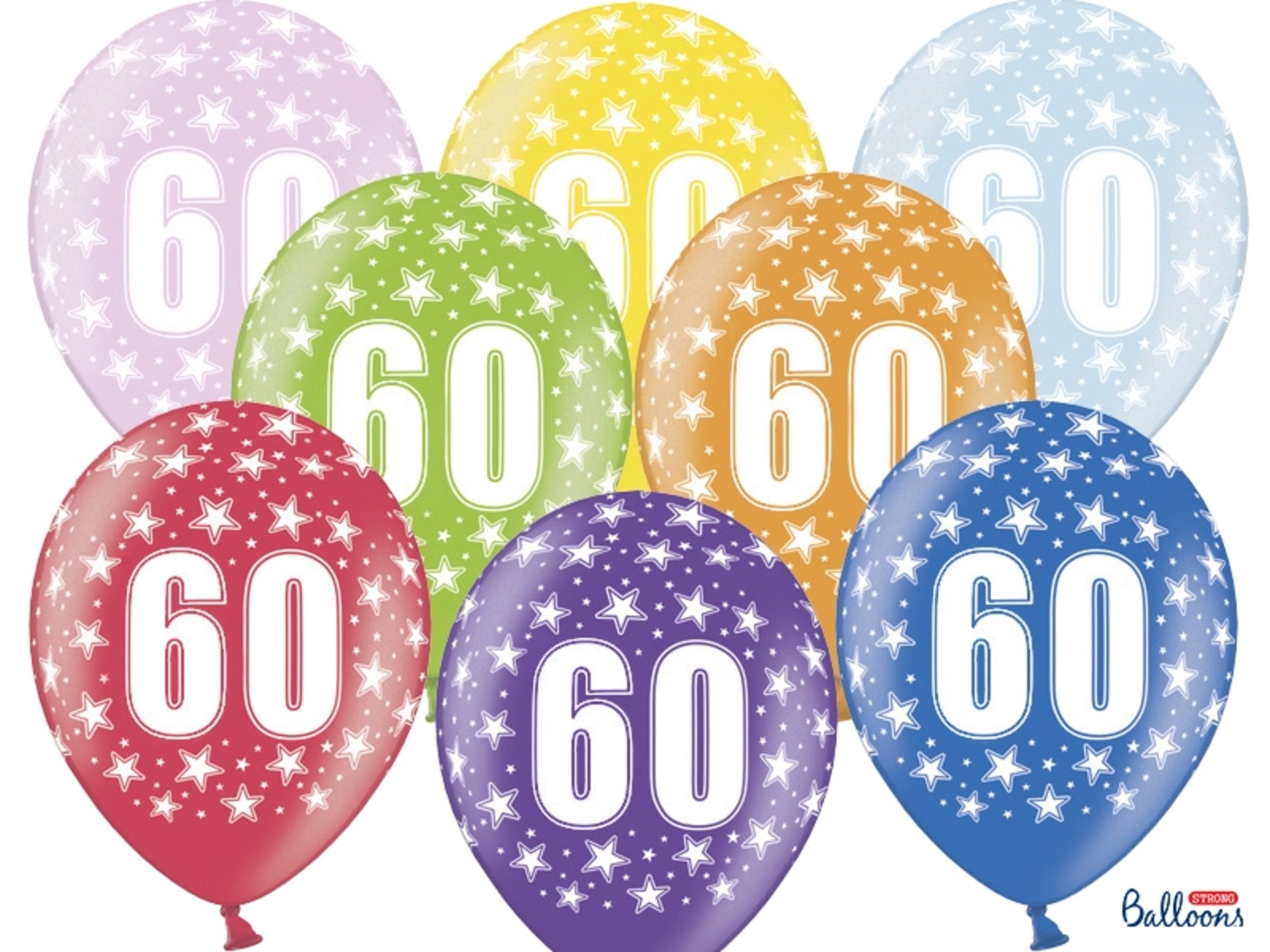 6 ballons en latex 