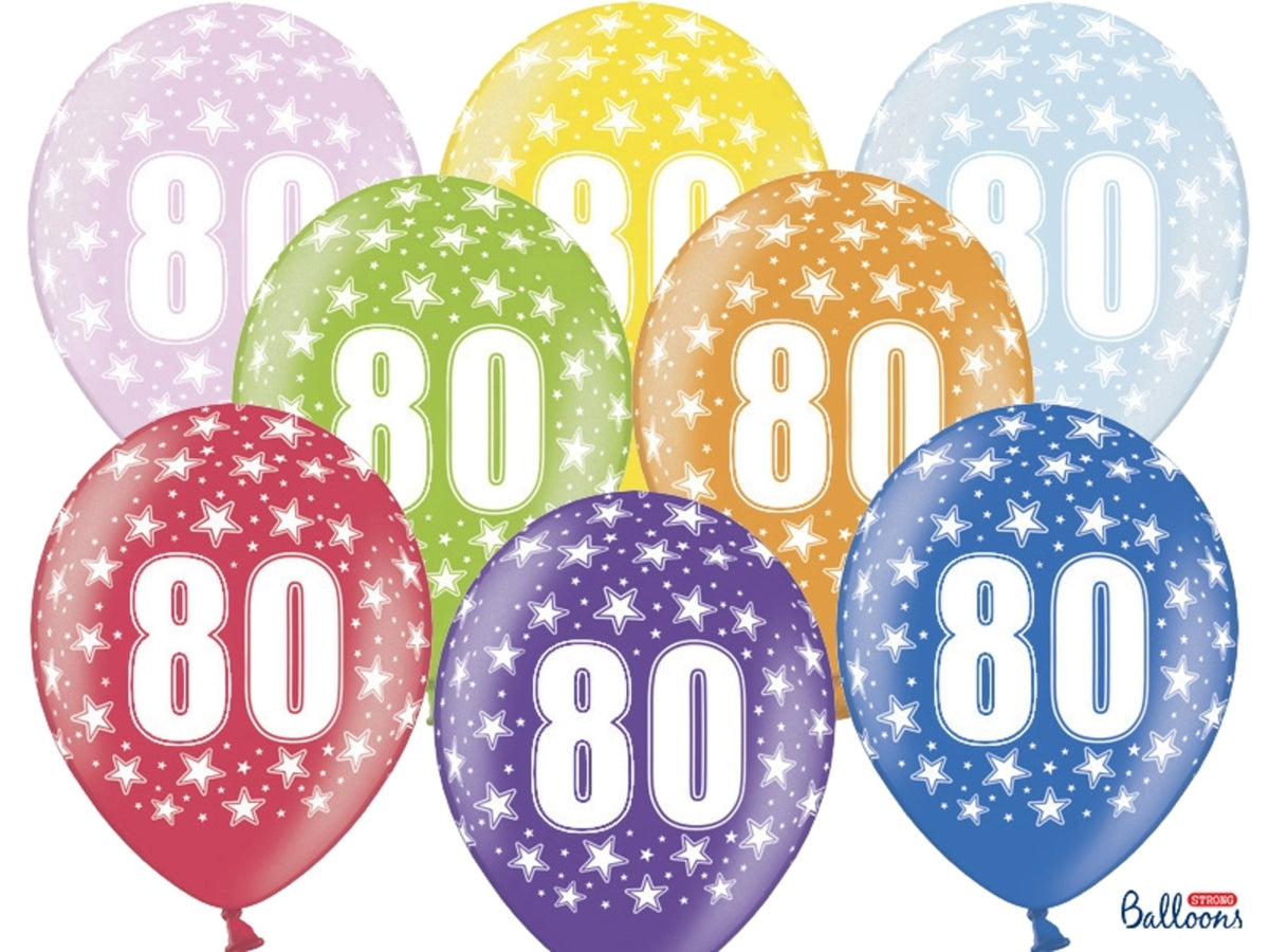 6 ballons en latex 
