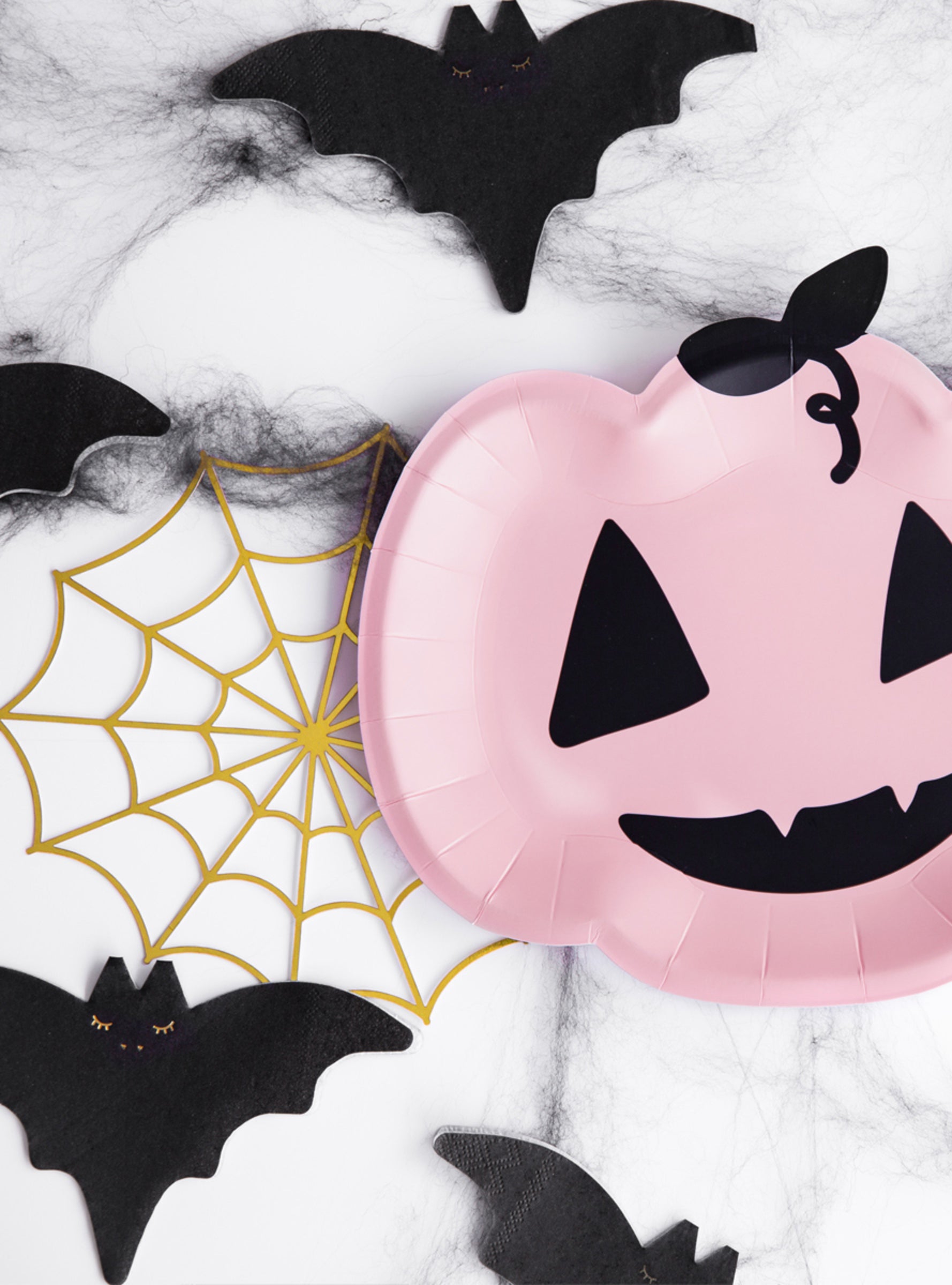 20 Serviettes en papier cocktail chauve-souris (16 cm)