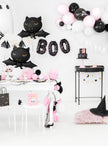 6 assiettes chat noir (22 cm)