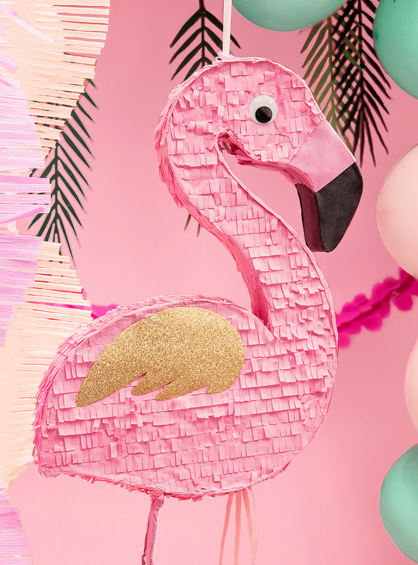 Pinata flamant rose