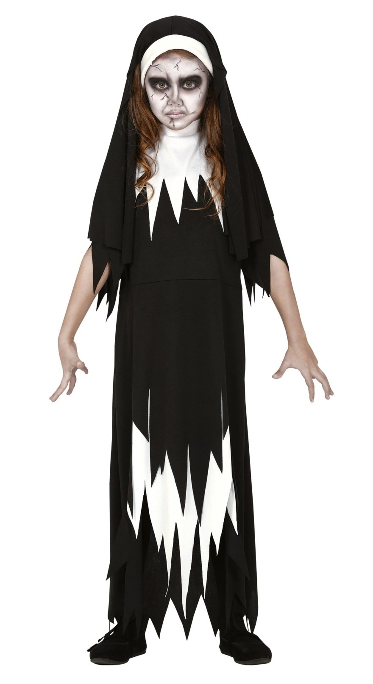 Déguisement nonne zombie fille