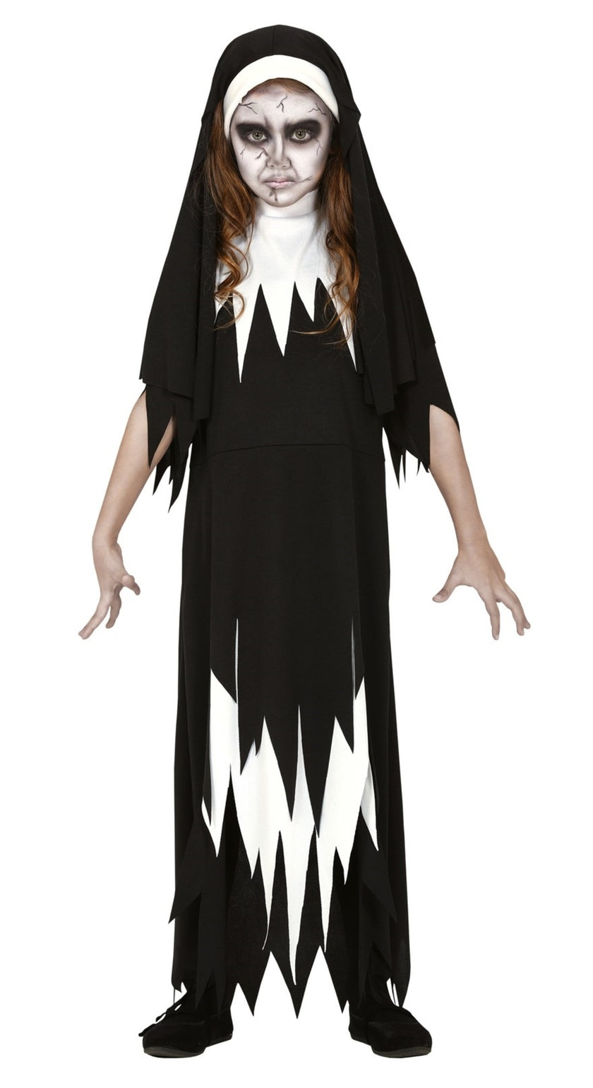 Déguisement nonne zombie fille