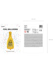 Ballon aluminium bouteille 