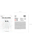 Ballon aluminium fantôme Halloween (48x68 cm)