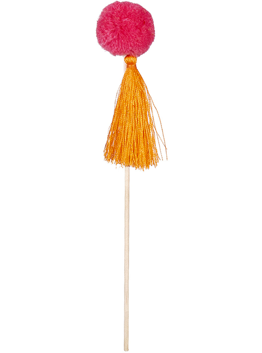 6 mélangeurs avec pompons - Lovely lama