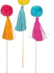 6 mélangeurs avec pompons - Lovely lama