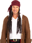 Perruque avec bandana de pirata