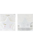 20 Serviettes en papier en forme d'étoile - Unicorn Collection
