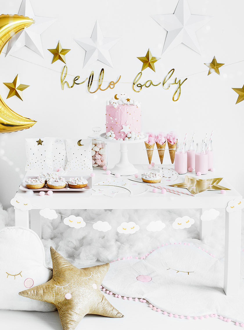 20 Serviettes en papier en forme d'étoile - Unicorn Collection