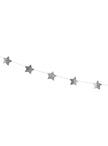 Guirlande étoiles argentées (3,6 m)