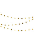 Guirlande étoiles dorées (3,6 m)
