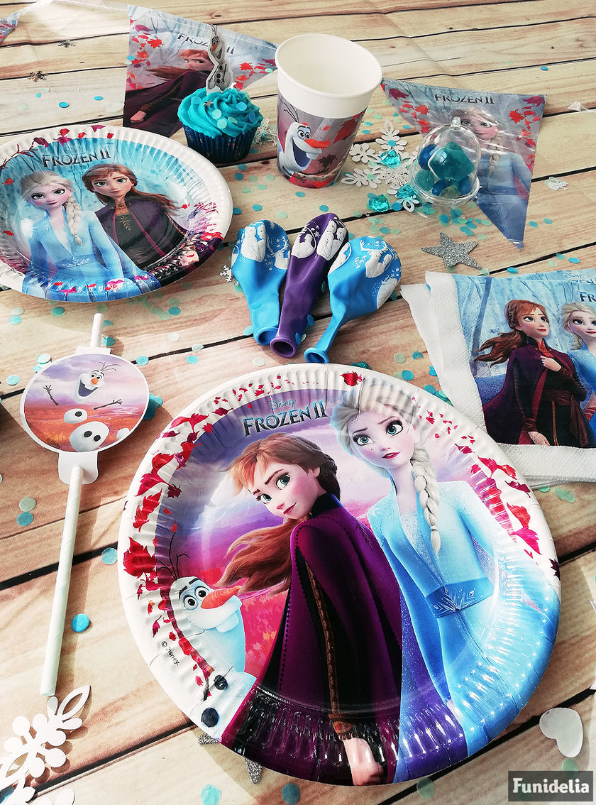 4 pailles La reine des neiges 2