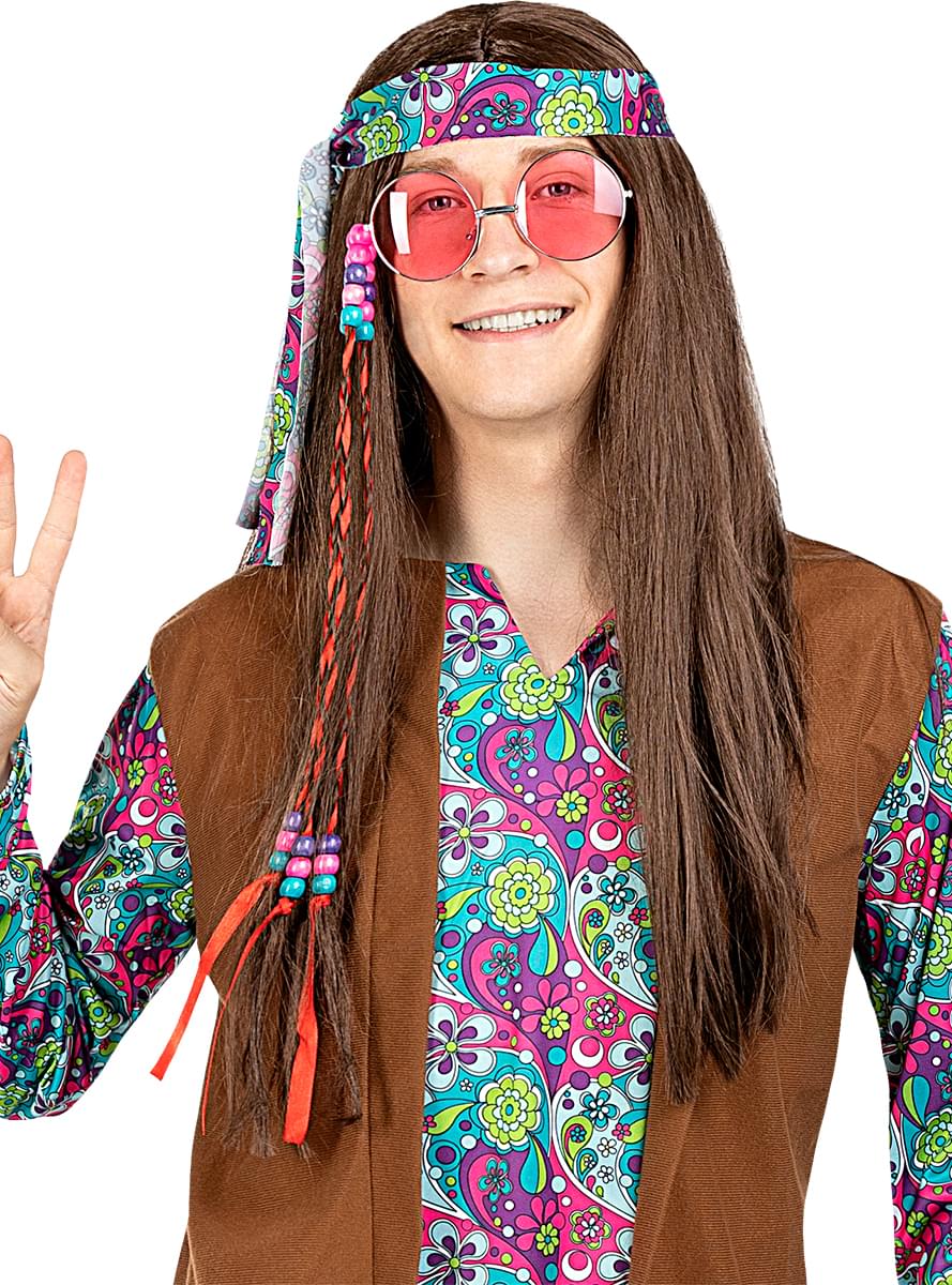 Déguisement hippie homme grande taille