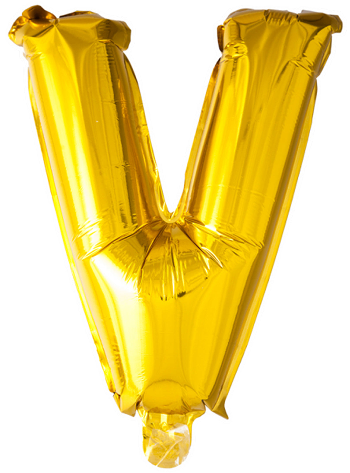 Ballon lettre V doré (102 cm)