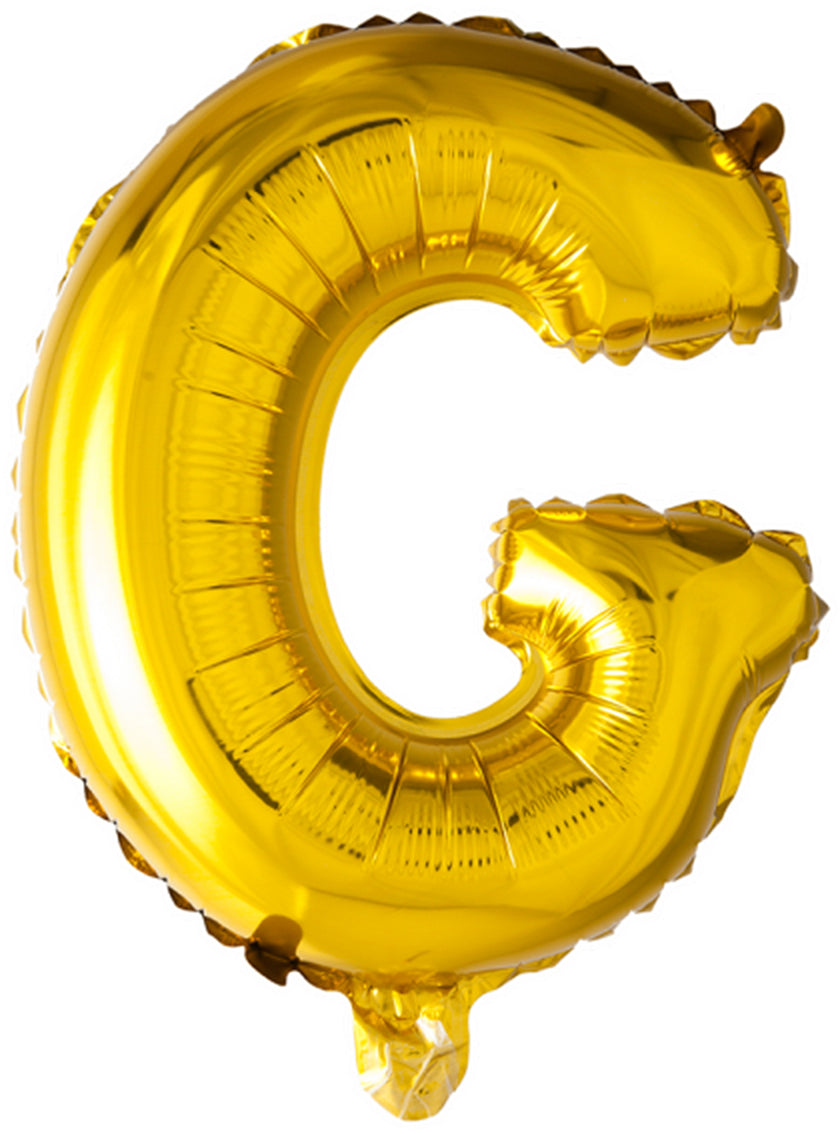 Ballon lettre G doré (102 cm)