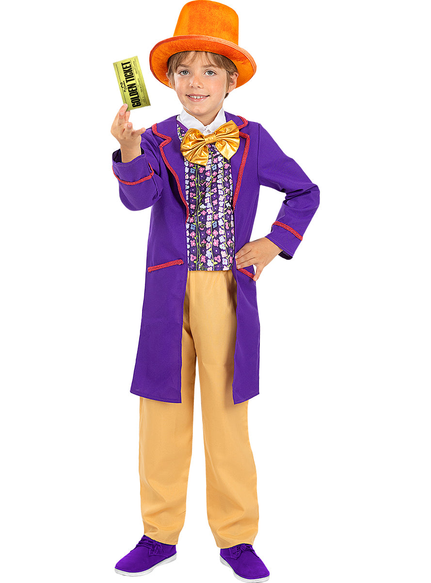 Déguisement Willy Wonka garçon - Charlie et la Chocolaterie
