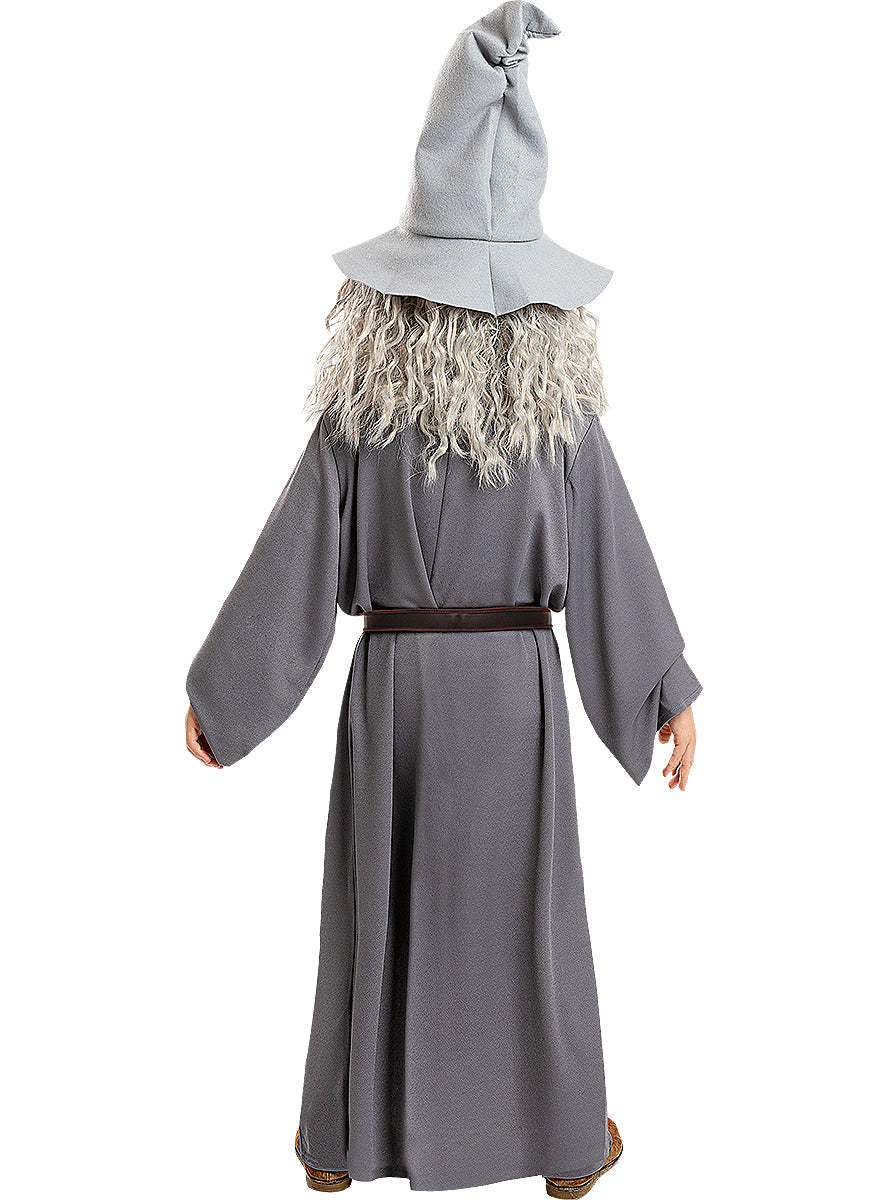 Perruque de Gandalf avec barbe enfant- Le Seigneur des Anneaux