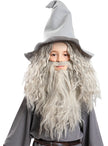Perruque de Gandalf avec barbe enfant- Le Seigneur des Anneaux