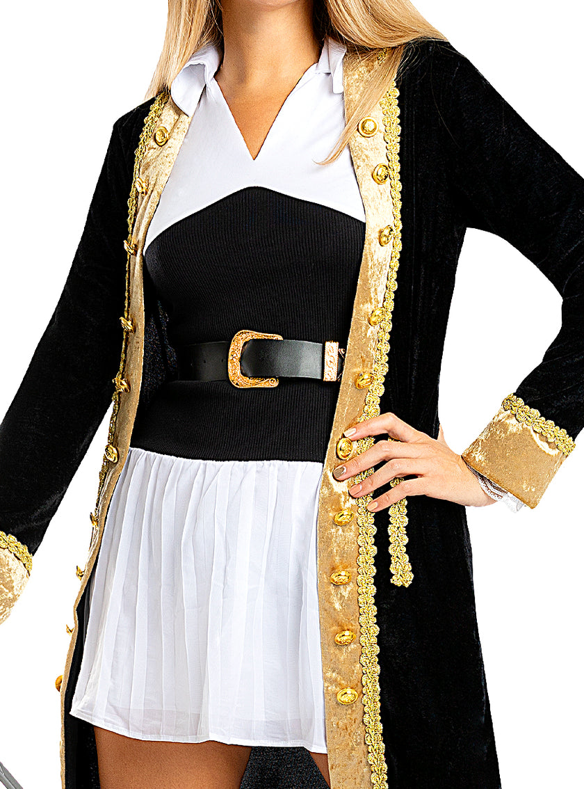 Déguisement pirate deluxe femme - Collection colonial