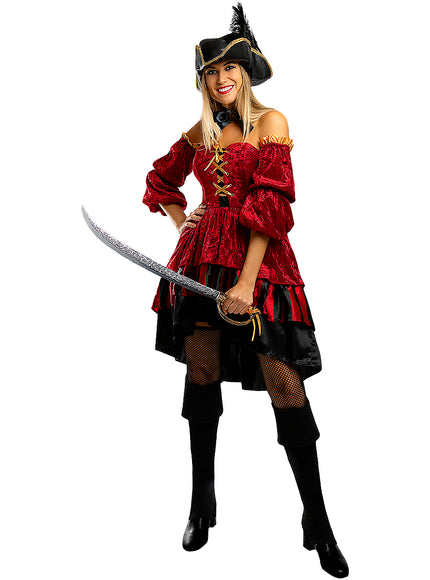 Déguisement pirate corsaire élégante femme